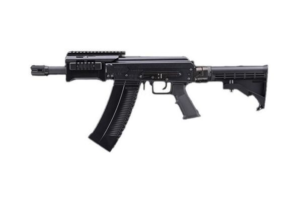 Tokyo Marui Saiga-12 SBS Tri-Shot GBB Airsoft Shotgun, Black